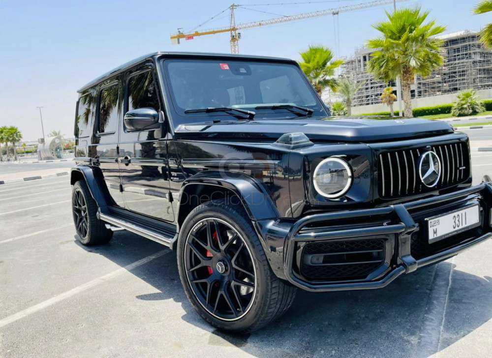 Rent Black Mercedes Benz AMG G63 2019 in Dubai-pic_3