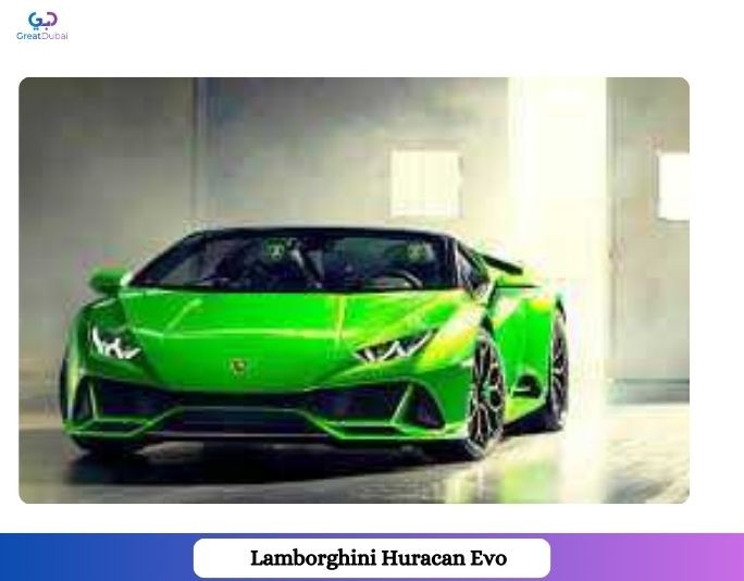 Rent Lamborghini Huracan EVO Spyder 2022 in Dubai-image