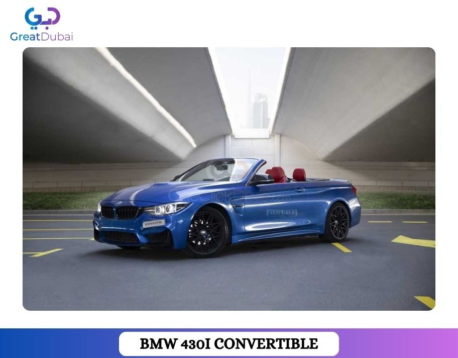 RENT BMW 430I CONVERTIBLE 2019 IN DUBAI-image