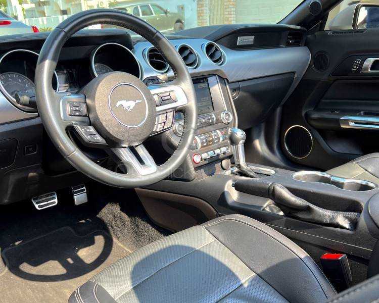 Rent Silver Ford Mustang EcoBoost Convertible V4-pic_2