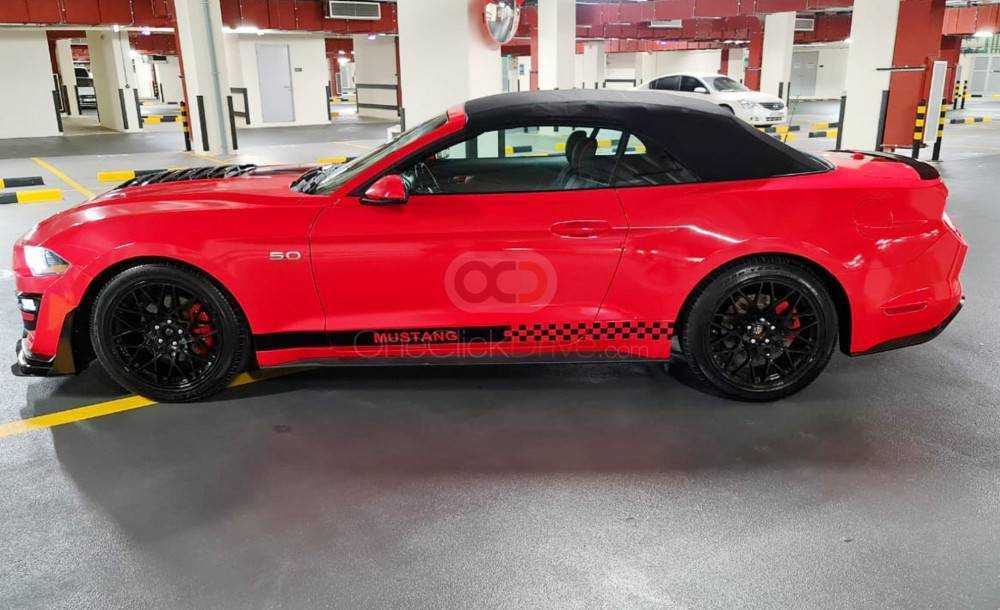 Rent Red Ford Mustang EcoBoost Convertible V4 | Great Dubai-pic_1